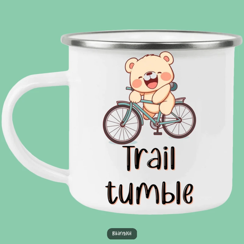 Funny Bear Cub Camping Mug: Campfire Tumbles - Durable & Hilarious Outdoor Gear, Great Funny Gift