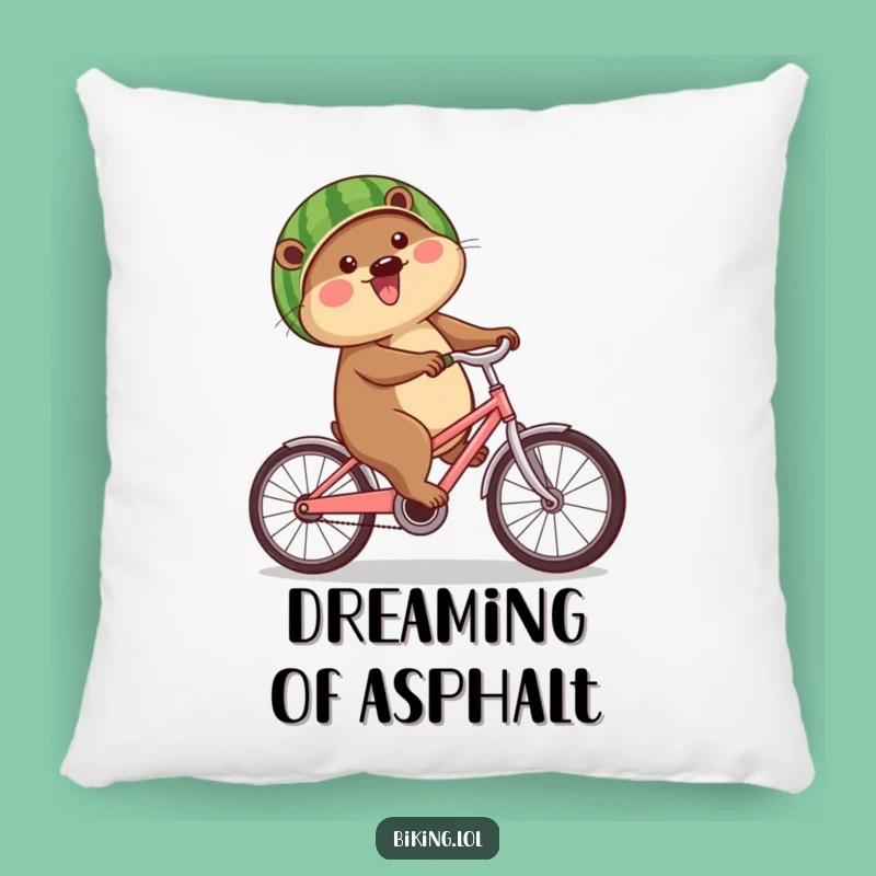 Funny Beaver Watermelon Helmet Pillow: Add Comfy Humor, Perfect Funny Gift for Any Room