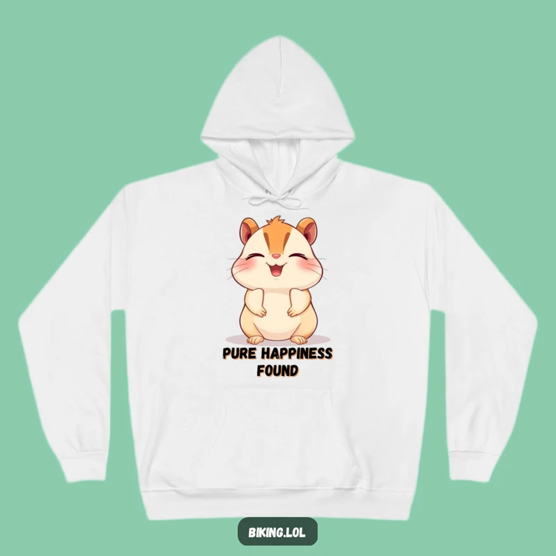 Funny Chipmunk Hoodie - Cozy Apparel for Blissful Riders