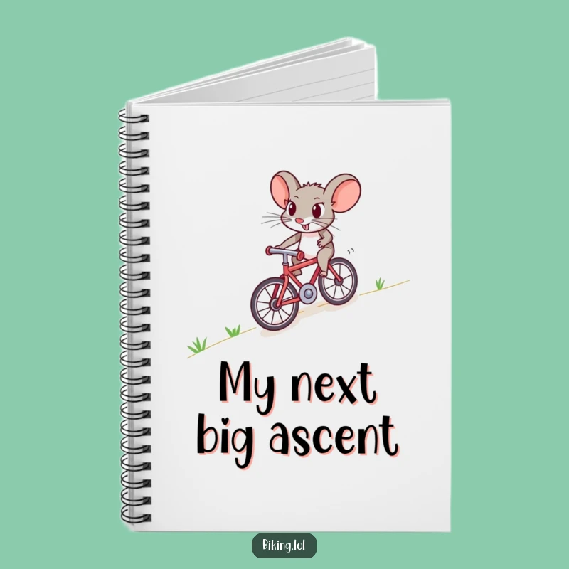 Funny Mouse Bike Notebook: Jot Down Ideas with This Funny Gift!