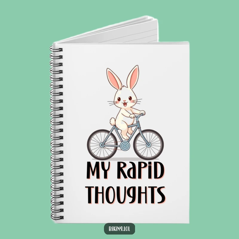 Funny Rabbit Downhill Notebook: Journal Your Adventures, Hilarious Rider Gift