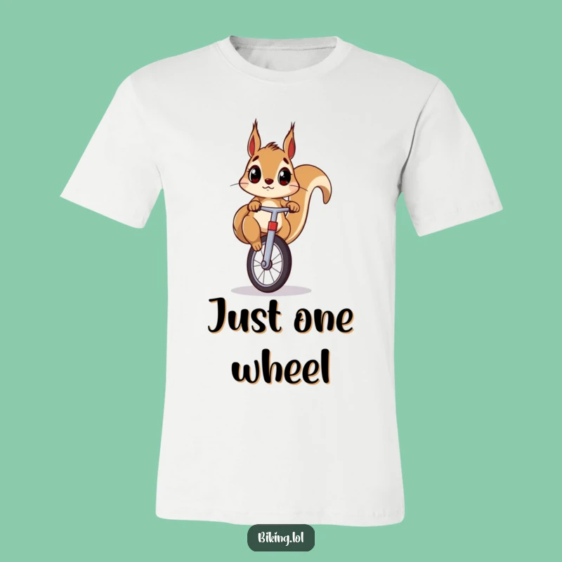 Funny Squirrel Unicycle T-Shirt: A Hilarious Surprise Graphic Tee Gift!